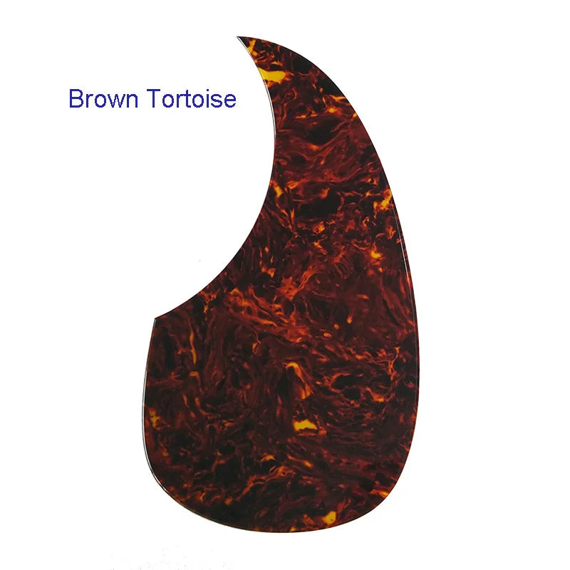Pickguard Personalizado Pleroo - Borda Chanfrada Elegante, Formato Gota e Multicores para Guitarra Acústica - Acessórios cordas