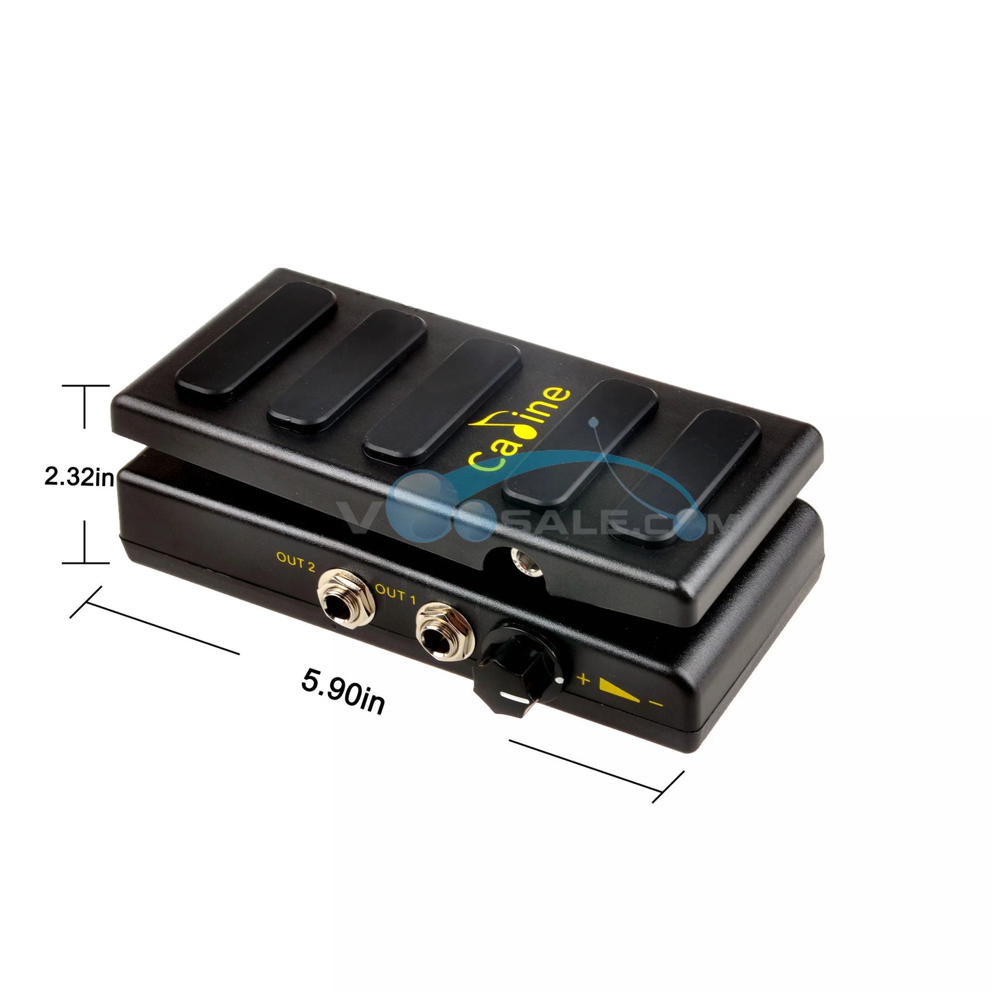 Pedal de Efeito para Guitarra, Canal Duplo e Entrada DC 9V - Caline CP-31P com Função Boost - Pedais Efeitos