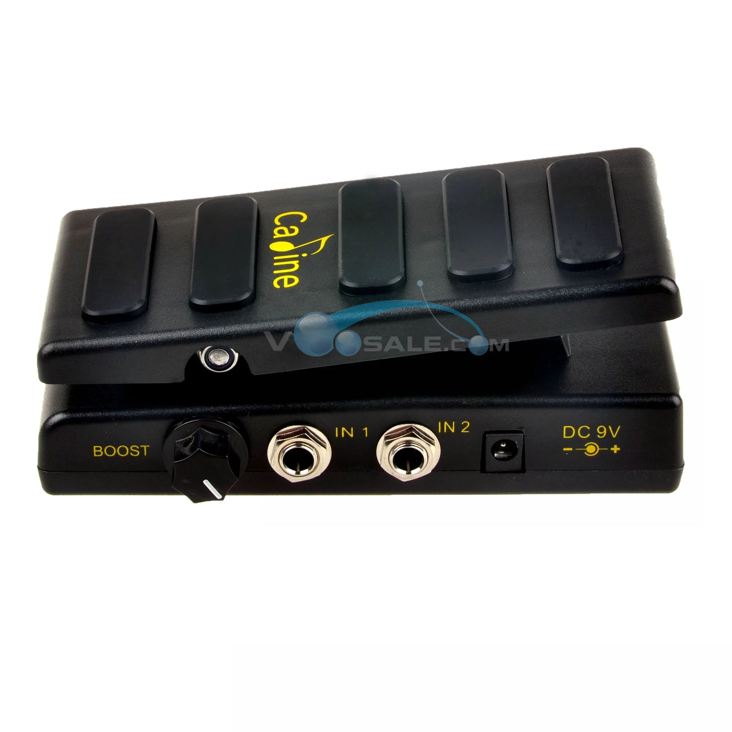 Pedal de Efeito para Guitarra, Canal Duplo e Entrada DC 9V - Caline CP-31P com Função Boost - Pedais Efeitos