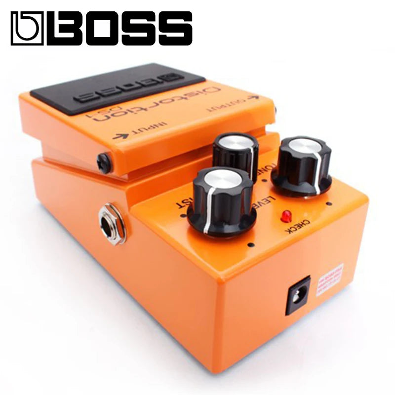 Pedal Distortion BOSS DS-1 - Efeitos de Distortion para Guitarra, Baixo e Teclado com Controles de Distortion, Level e Tone - Pedais