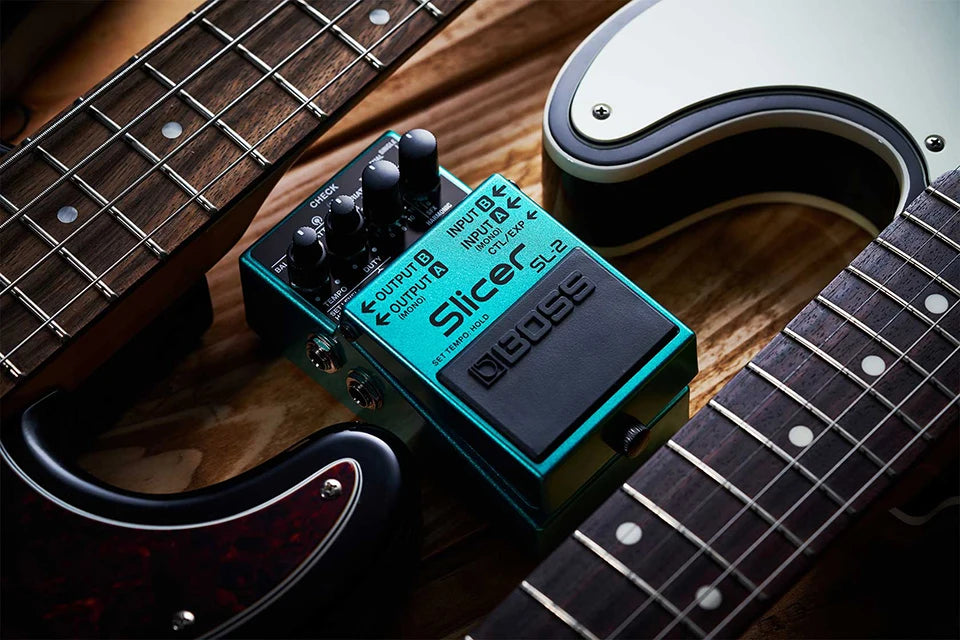 Pedal Slicer BOSS SL-2 – Processador de Padrões de Áudio para Guitarra e Acessórios de Efeito - Pedais