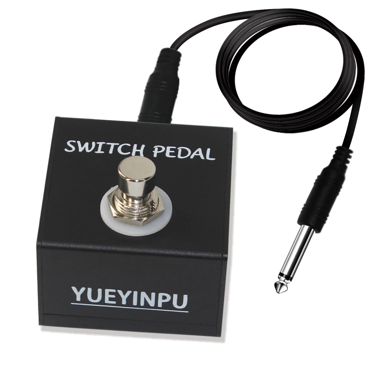 Pedal Footswitch single tap ou lock (Momentary ou Latch) - pedal com cabo 1/4" removível - Pedais