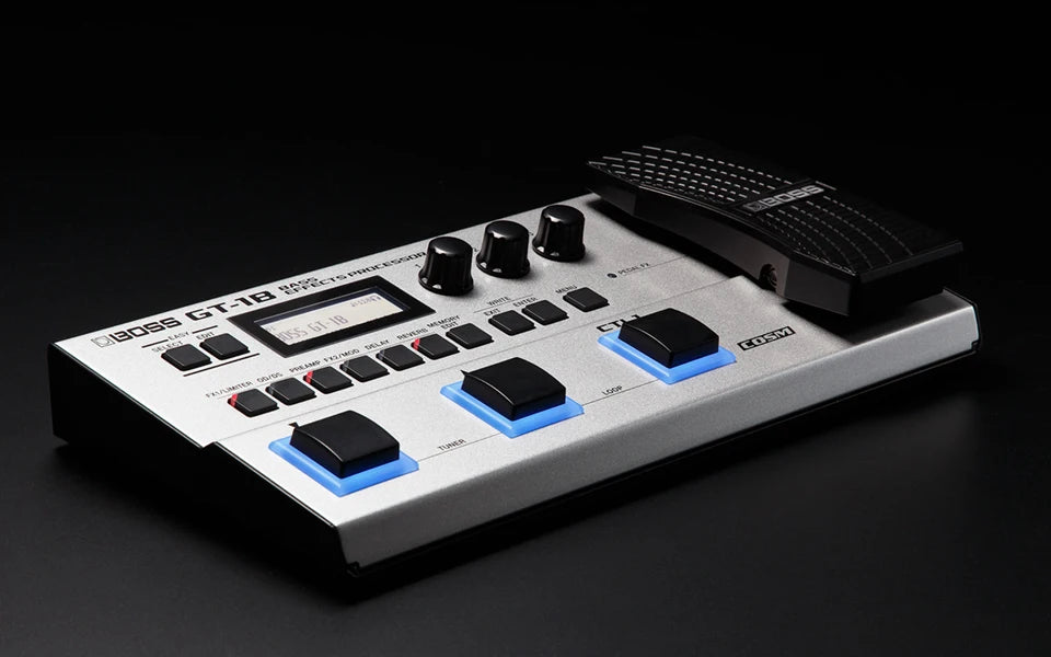 Pedal Multiefetos BOSS GT-1B para Baixo - Processador Completo de Efeitos com Simulação Profissional de Caixa de Som - Multiefeitos