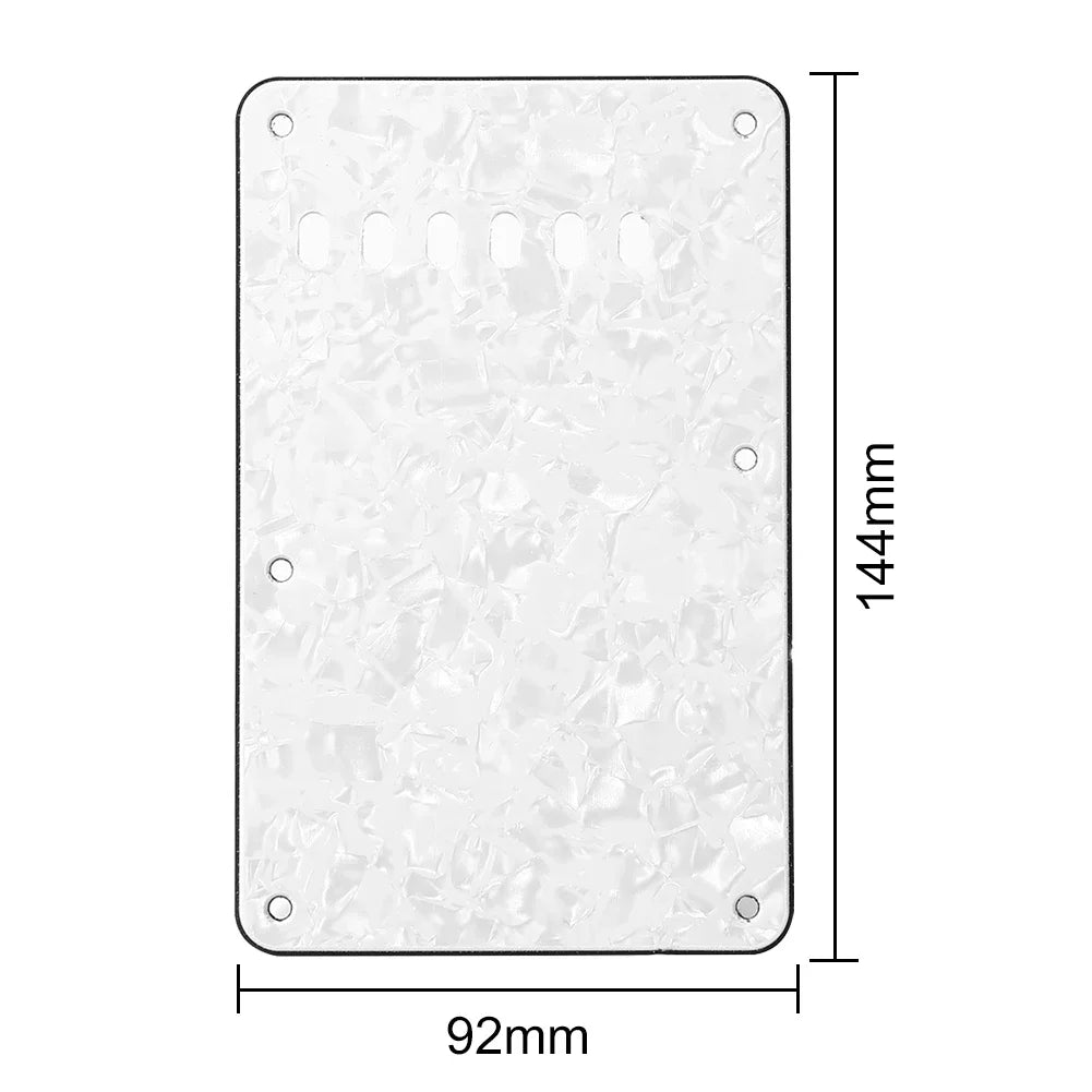 Placa traseira de Tremolo para Guitarra Elétrica com 6 Furos - Acessórios cordas
