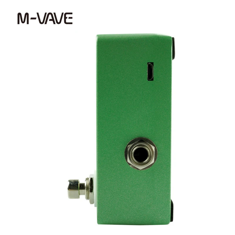 Pedal Afinador M-VAVE Precision com Display LED e True Bypass para Guitarra Elétrica, Baixo Cromático e Cuvave - Pedais