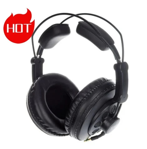 Fones de Ouvido Profissionais Superlux HD668B Semi-Abertos - Monitoramento de Estúdio Dinâmico com Graves Profundos e Cabo Removível