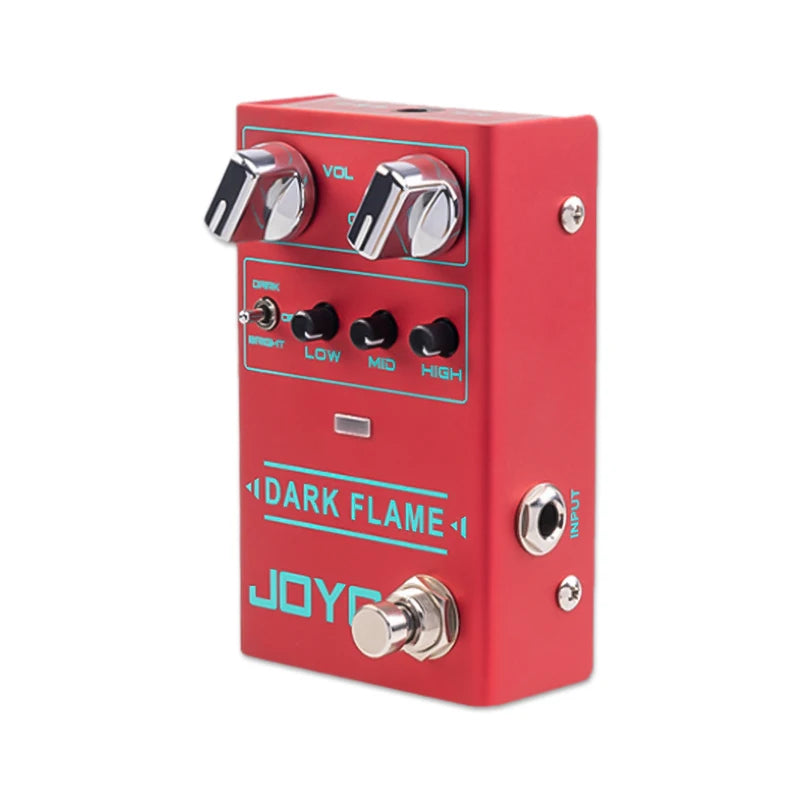 Pedal Distortion Metal High Gain JOYO R-17 DARK FLAME - 3 Bandas de EQ para guitarra - Pedal Efeito