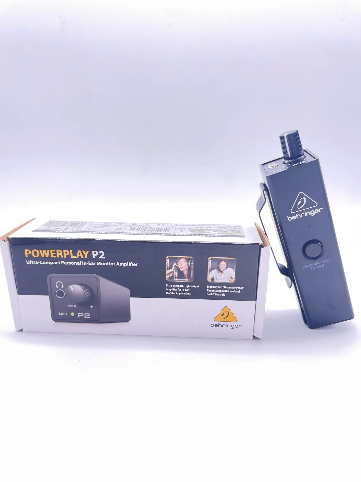 Amplificador de Headphone Profissional BEHRINGER P2 - Alta Potência e Saída de Fones "À Prova de Bateristas" - Periféricos Acessórios auxiliares