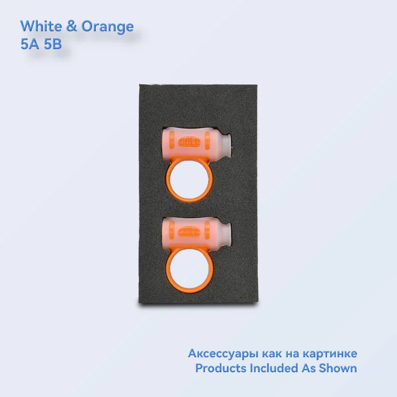 Par de Acessórios Antiderrapantes de Silicone para Baquetas - Treinador de Baquetas para Iniciantes, Compatível com Baquetas 5A/7A - Acessórios Percussão