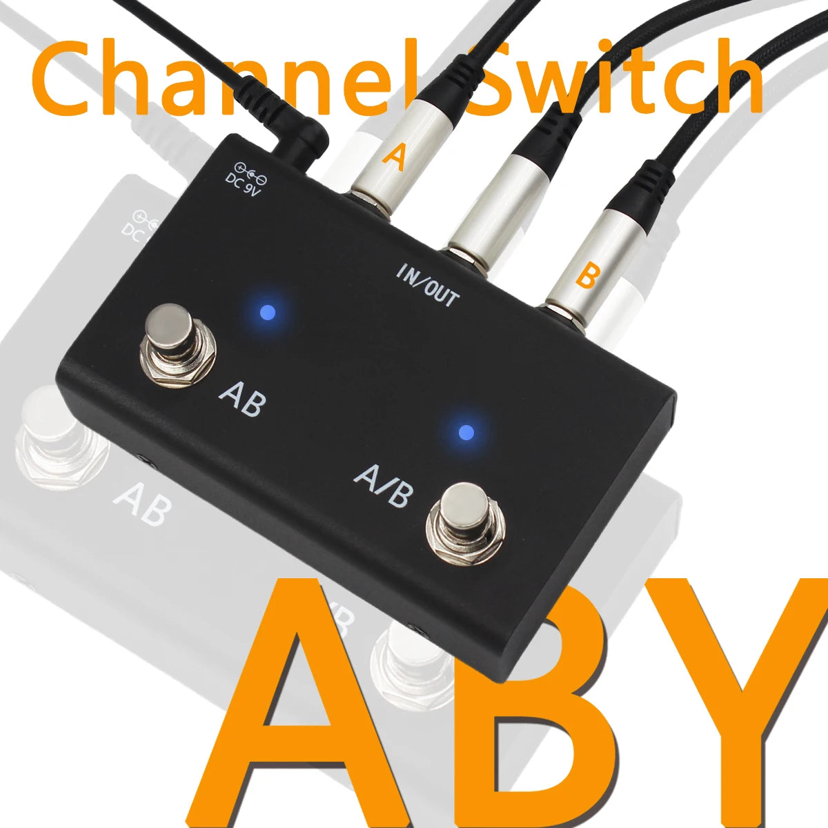 Pedal ABY Channel Switch - Selector de Canal True Bypass para Guitarra - Pedais