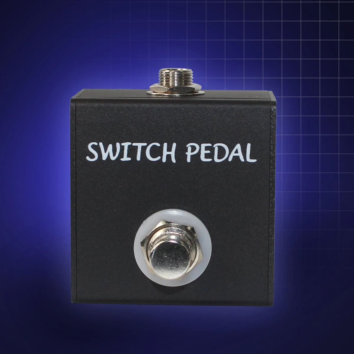 Pedal Footswitch single tap ou lock (Momentary ou Latch) - pedal com cabo 1/4" removível - Pedais