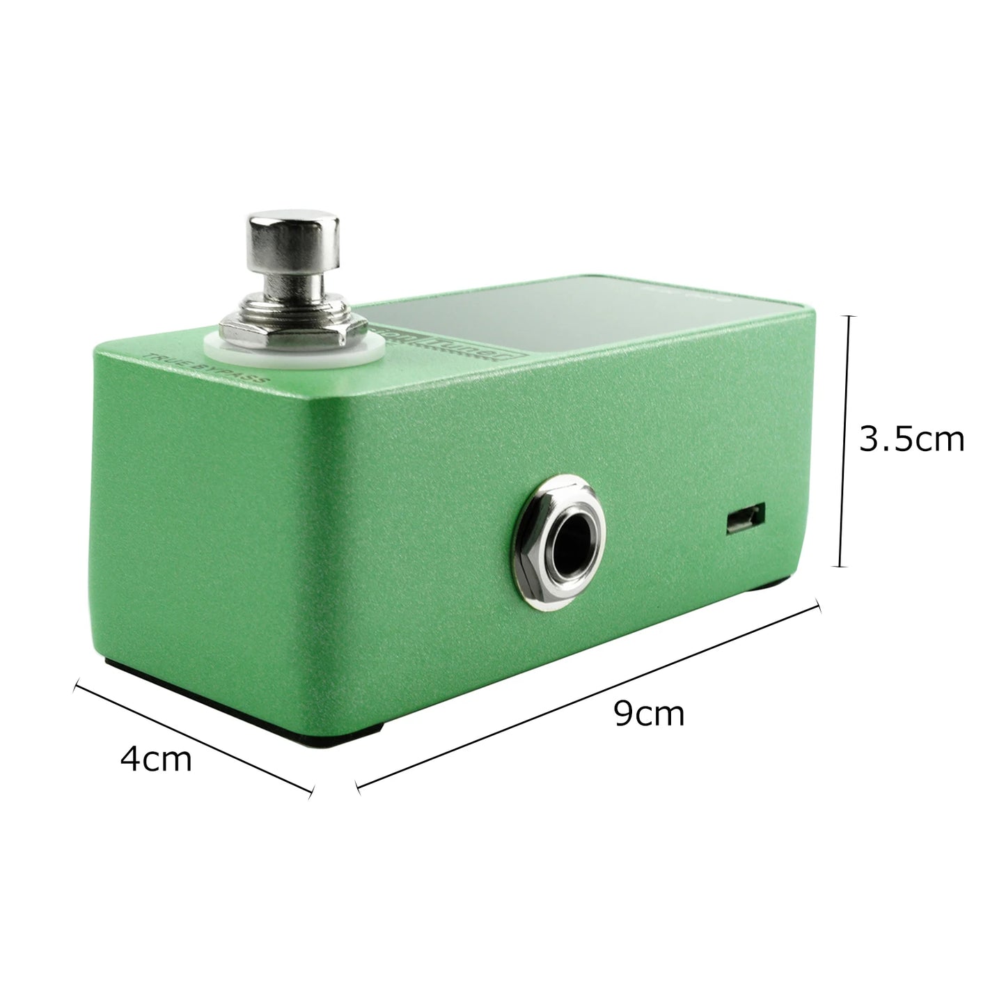 Pedal Afinador M-VAVE Precision com Display LED e True Bypass para Guitarra Elétrica, Baixo Cromático e Cuvave - Pedais