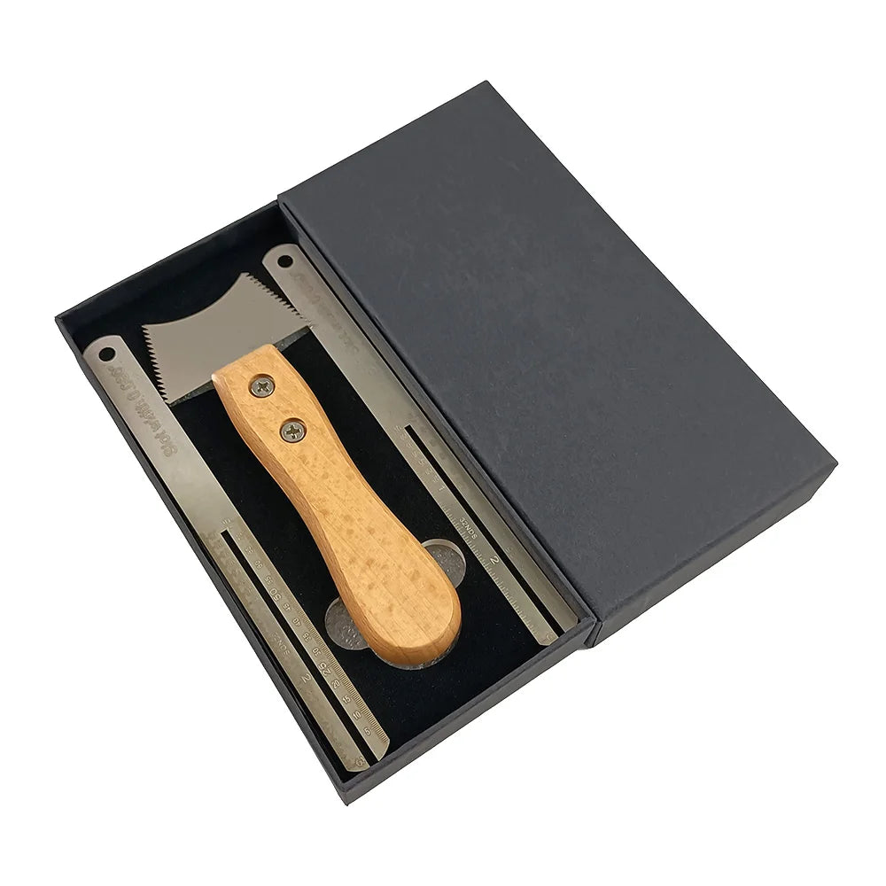 Lixa para Trastes, Limpeza de Nut, Cavalete e Ranhuras de Guitarra - Ferramenta de Limpeza para Guitarra - Ferramentas