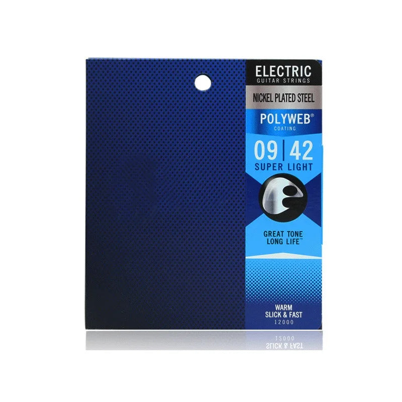 Conjunto de Cordas para Guitarra Elixir Nanoweb Acústica / Elétrica 16027 11052 11002 11027 16002 16052 12002 12052