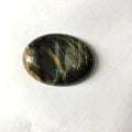 Palheta de Guitarra de Pedra Natural Nepherite Escura - Cristal de Pedra, med 27x31x2.8mm - Acessórios cordas