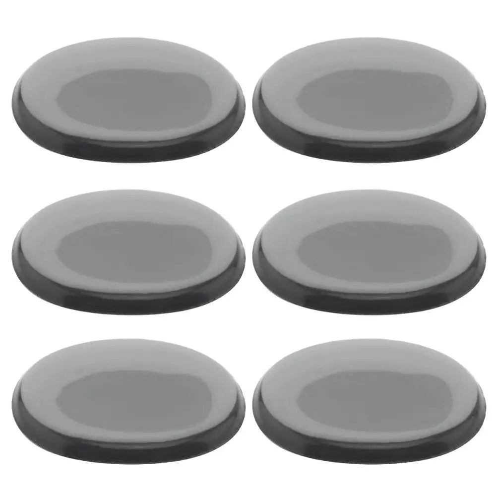 6/12/24 Pçs Almofada de Mudo para Bateria Silicone Transparente - Jazz Snare Drum Muffler 3 Cores Opcionais - Acessórios percussão