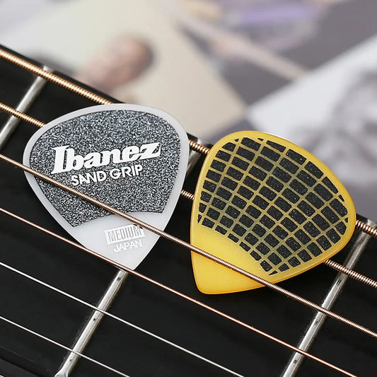 Palhetas de Guitarra Ibanez Grip Wizard Series Sand Grip Antiderrapante 0.8/1.0/1.2mm - Acessórios cordas