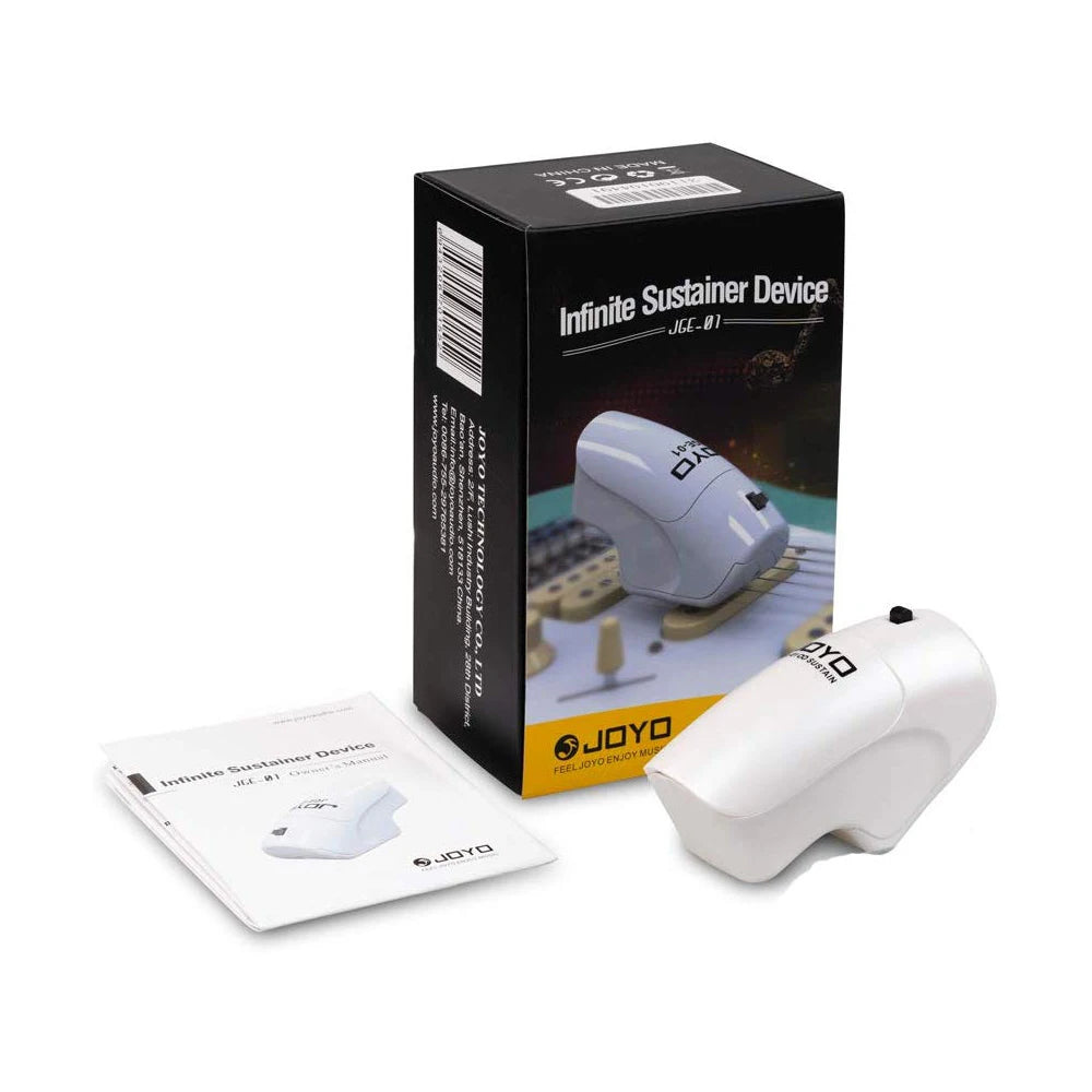Sustentação Infinita de Cordas para Guitarra Elétrica com 2 Modos - Wireless Guitar Sustainer Efeito JOYO JGE-01 - Efeitos