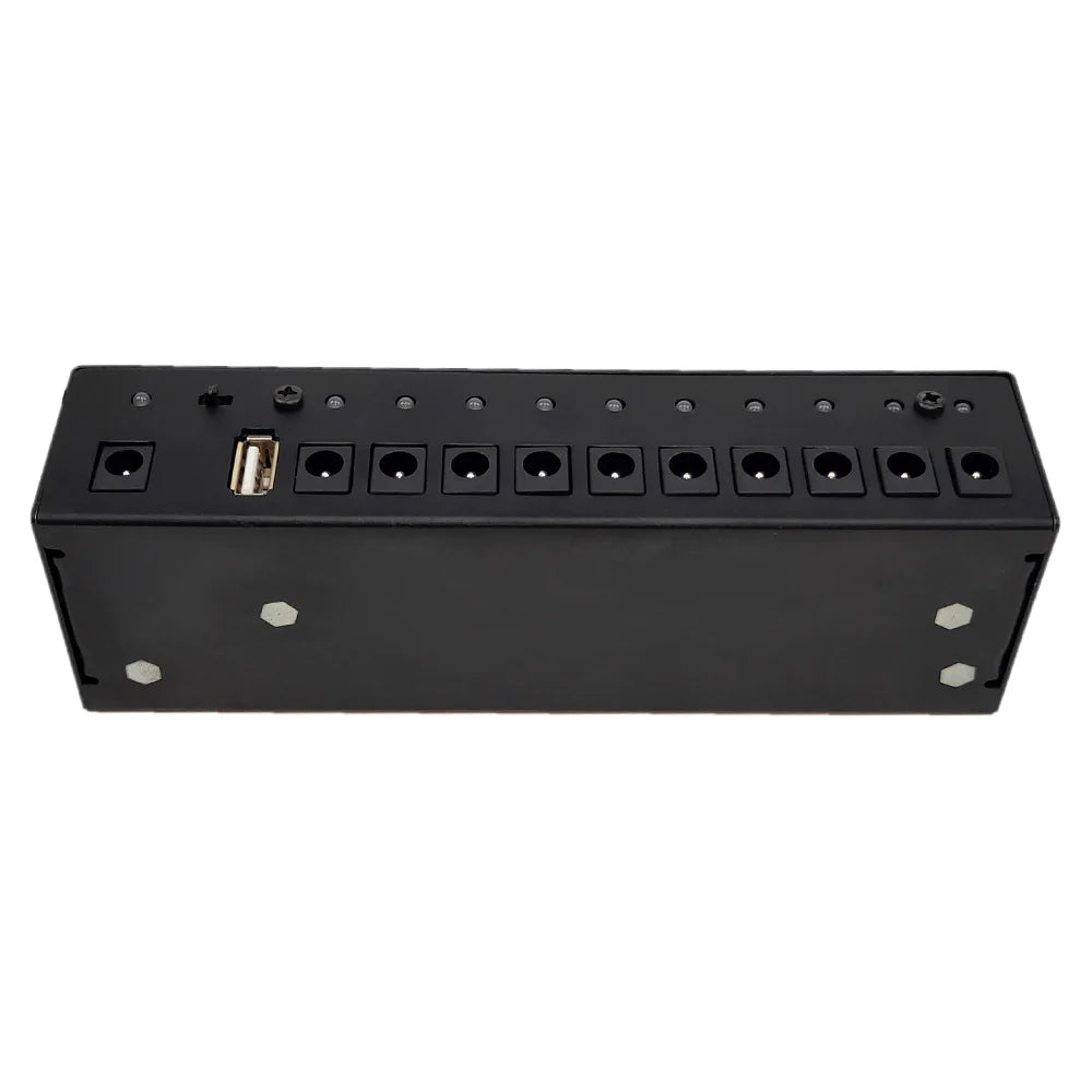Fonte de Alimentação para Pedal de Guitarra Pigtone PD-02 - 10 Saídas com Carregamento USB - Efeitos Acessórios cordas