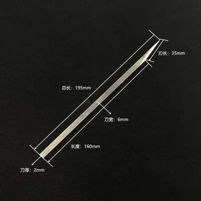 Faca para Esculpir com Lâmina de Aço - Ferramenta para Luthieria Violino, Guitarra, Contrabaixo e Cello  - Ferramentas