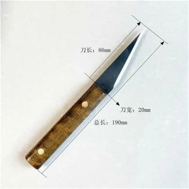 Faca para Esculpir com Lâmina de Aço - Ferramenta para Luthieria Violino, Guitarra, Contrabaixo e Cello  - Ferramentas