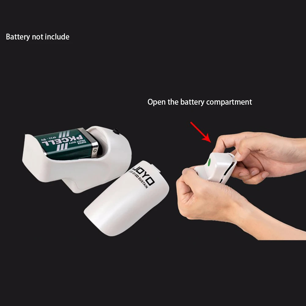 Sustentação Infinita de Cordas para Guitarra Elétrica com 2 Modos - Wireless Guitar Sustainer Efeito JOYO JGE-01 - Efeitos