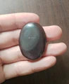 Palheta de Guitarra de Pedra Natural Nepherite Escura - Cristal de Pedra, med 27x31x2.8mm - Acessórios cordas