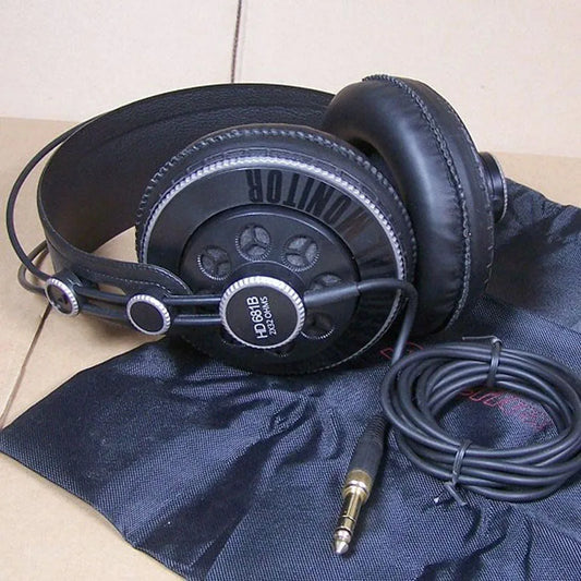 Fones de Ouvido Profissionais Superlux HD681B Semi-Abertos - Monitoramento Estéreo Dinâmico Hi-Fi com Cancelamento de Ruído para DJ - Áudio e Gravação