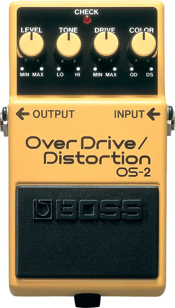 Pedal Overdrive/ Distortion Boss OS-2 - Pedal + Palhetas, Pano de Polir e Enrolador de Cordas - Pedais