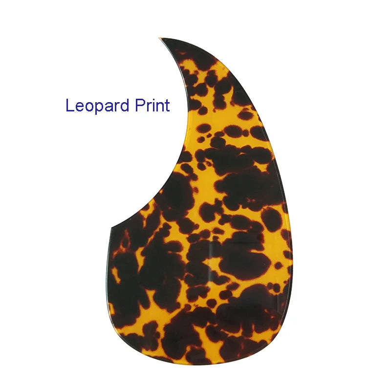 Pickguard Personalizado Pleroo - Borda Chanfrada Elegante, Formato Gota e Multicores para Guitarra Acústica - Acessórios cordas