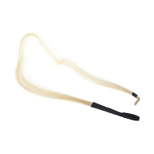 Crina Cavalo para arco de violino - 79cm Natural Branco - Acessórios cordas
