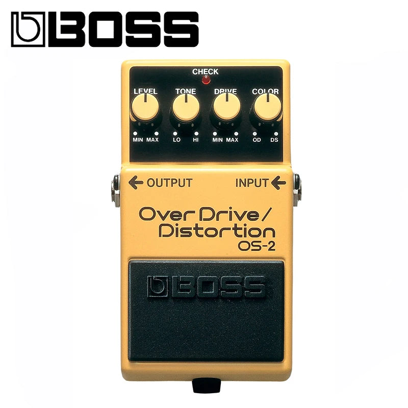 Pedal Overdrive/ Distortion Boss OS-2 - Pedal + Palhetas, Pano de Polir e Enrolador de Cordas - Pedais