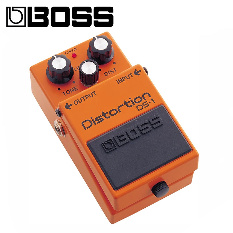 Pedal Distortion BOSS DS-1 - Efeitos de Distortion para Guitarra, Baixo e Teclado com Controles de Distortion, Level e Tone - Pedais