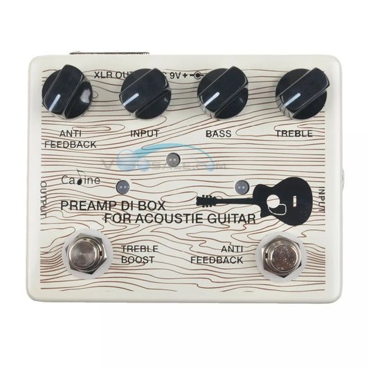 DI Box para Guitarra Acústica Caline CP-67 – Pedal de Efeito com True Bypass, 9V - Pedais