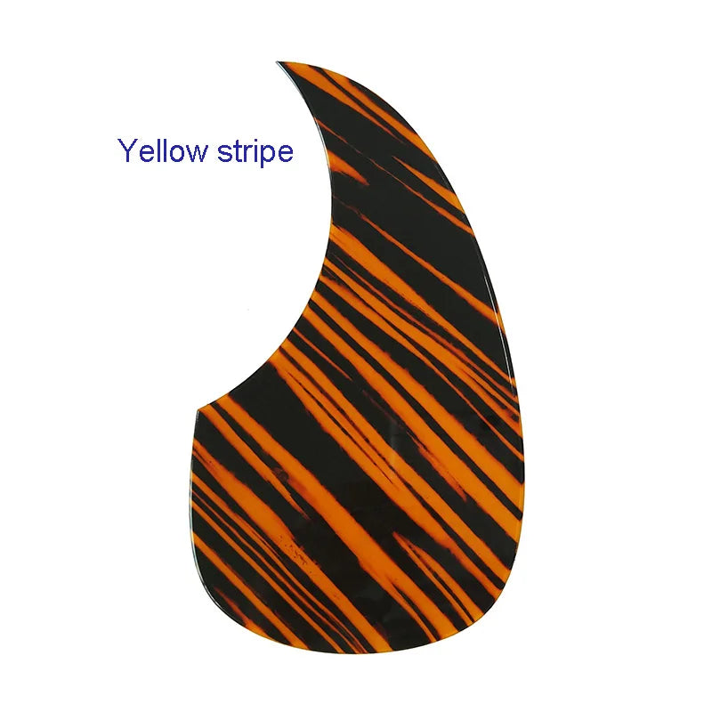 Pickguard Personalizado Pleroo - Borda Chanfrada Elegante, Formato Gota e Multicores para Guitarra Acústica - Acessórios cordas