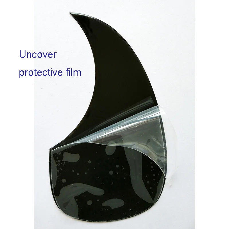 Pickguard Personalizado Pleroo - Borda Chanfrada Elegante, Formato Gota e Multicores para Guitarra Acústica - Acessórios cordas