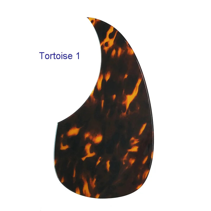 Pickguard Personalizado Pleroo - Borda Chanfrada Elegante, Formato Gota e Multicores para Guitarra Acústica - Acessórios cordas