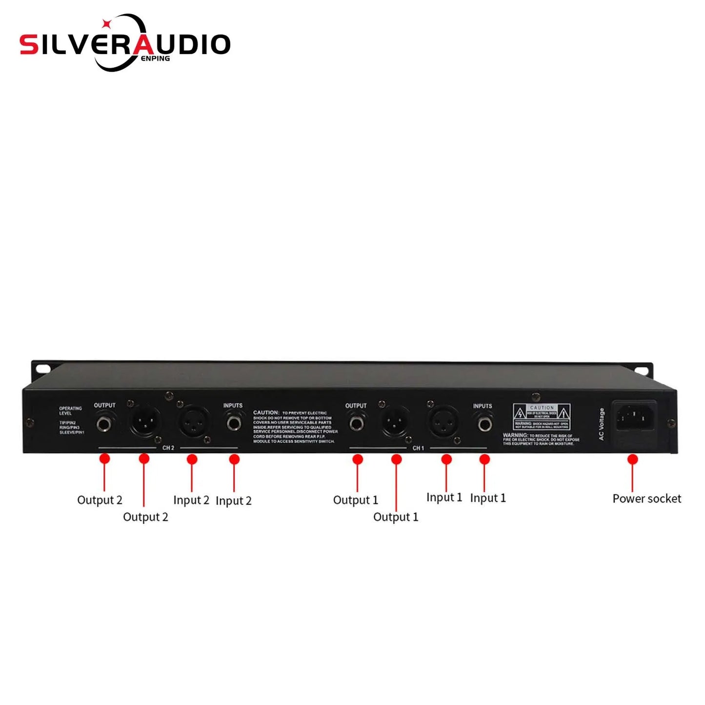 Processador de Áudio GAX-3000 Exciter - Gestão de Caixas de Som, Equipamento de Áudio Profissional para Palco - Periféricos