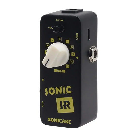 Pedal Gabinete Simulador SONICAKE Sonic IR - Guitarra Baixo Pedal de Efeitos QSS-12 - Pedais