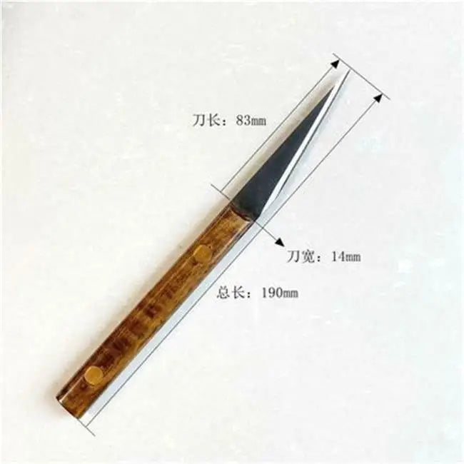 Faca para Esculpir com Lâmina de Aço - Ferramenta para Luthieria Violino, Guitarra, Contrabaixo e Cello  - Ferramentas