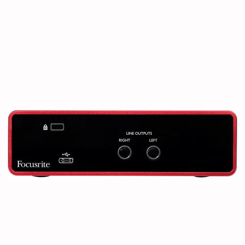 Focusrite Scarlett Solo 3ª Geração - Amplificador de Fone de Ouvido e Placa de Som 24-bit/192kHz com Conversores AD - Áudio e Gravação