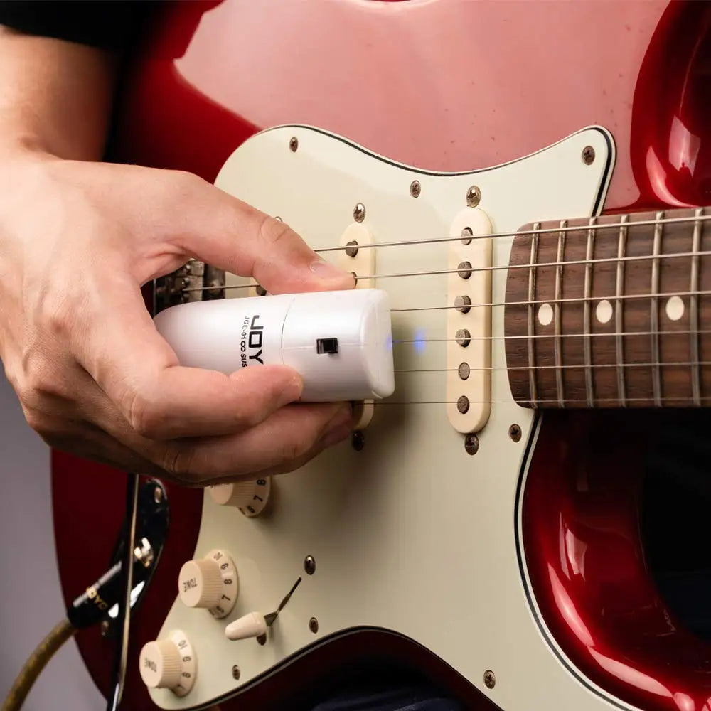 Sustentação Infinita de Cordas para Guitarra Elétrica com 2 Modos - Wireless Guitar Sustainer Efeito JOYO JGE-01 - Efeitos