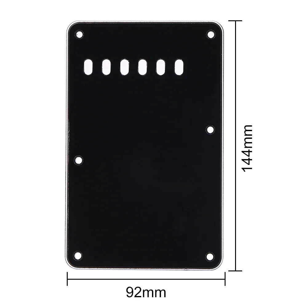 Placa traseira de Tremolo para Guitarra Elétrica com 6 Furos - Acessórios cordas