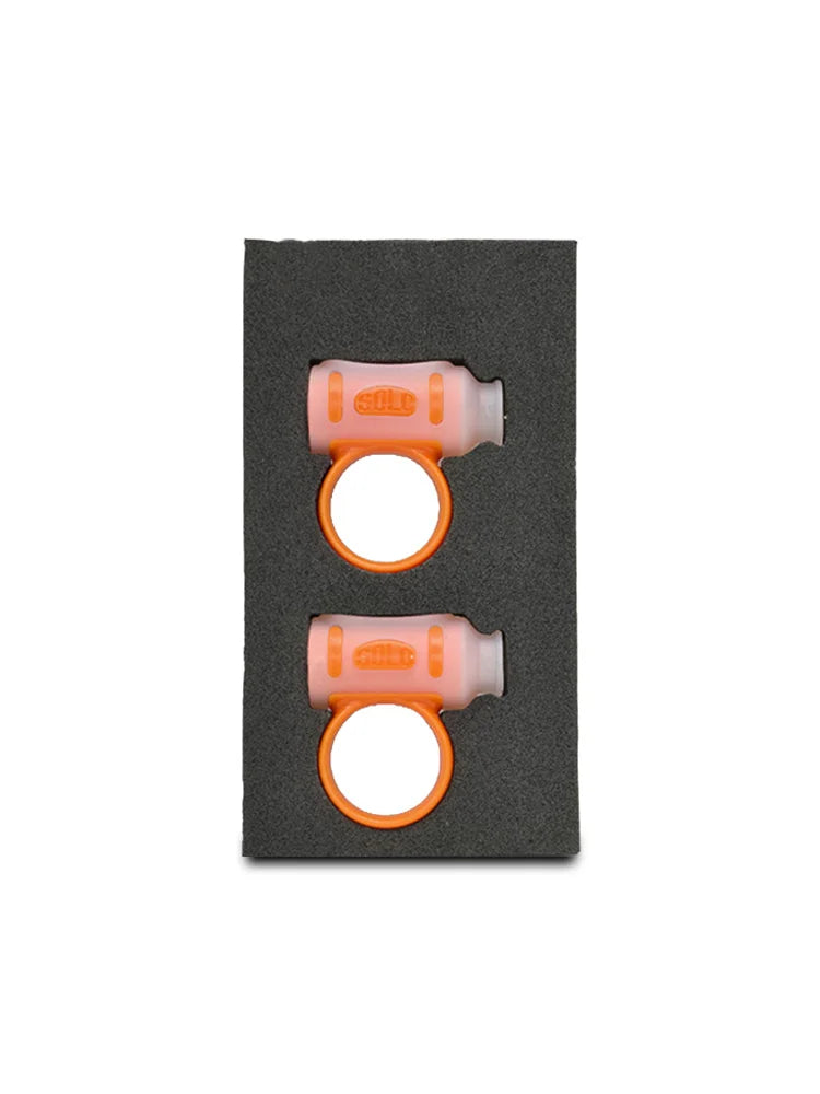 Par de Acessórios Antiderrapantes de Silicone para Baquetas - Treinador de Baquetas para Iniciantes, Compatível com Baquetas 5A/7A - Acessórios Percussão