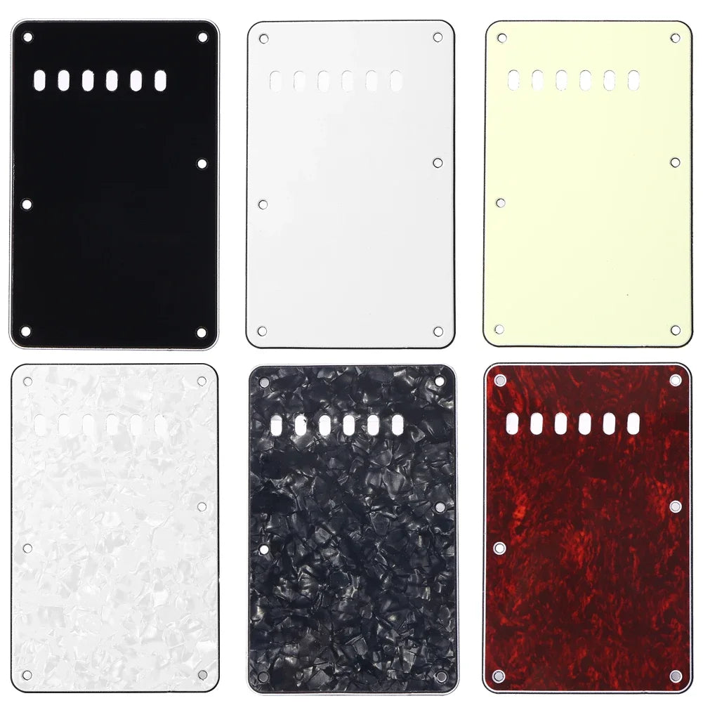 Placa traseira de Tremolo para Guitarra Elétrica com 6 Furos - Acessórios cordas