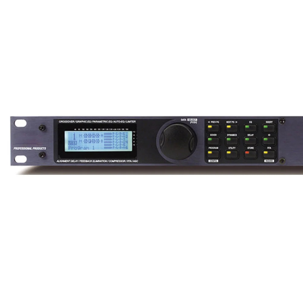 Rack Driver Processador de Áudio Digital 260  - Software Original, 2 Entradas e 6 Saídas, Processador de Efeitos de Áudio e Supressor de Feedback para Sistema de Som - Periféricos