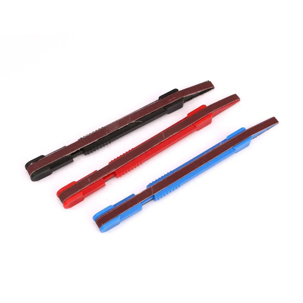 Ferramenta de Polimento de Trastes para Guitarra e Baixo - Lixa para Escala, Reparação de Trastes, Preenchimento de Ranhura de Cavalete, Acessórios para Guitarra - Ferramentas