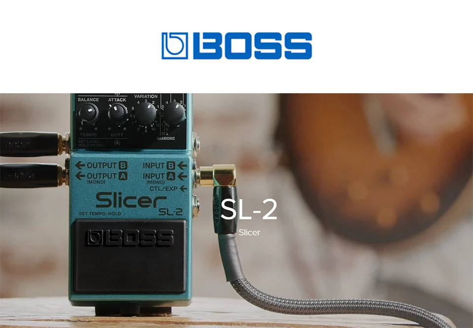 Pedal Slicer BOSS SL-2 – Processador de Padrões de Áudio para Guitarra e Acessórios de Efeito - Pedais