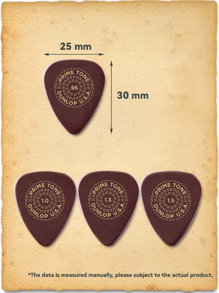 Palhetas Dunlop Primetone Standard Smooth 511R 0.73/0.88/0.96/1.0/1.3/1.5 mm - Acessórios Cordas