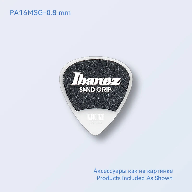 Palhetas de Guitarra Ibanez Grip Wizard Series Sand Grip Antiderrapante 0.8/1.0/1.2mm - Acessórios cordas